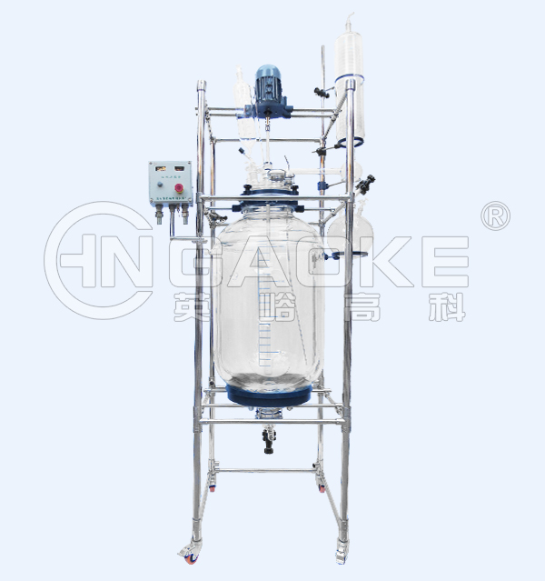 200L大型防爆双层玻璃反应釜