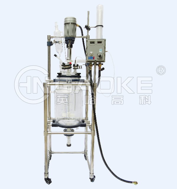 10-100L防爆型双层玻璃反应釜